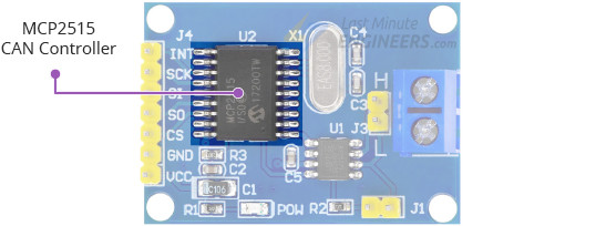 mcp2515 can controller